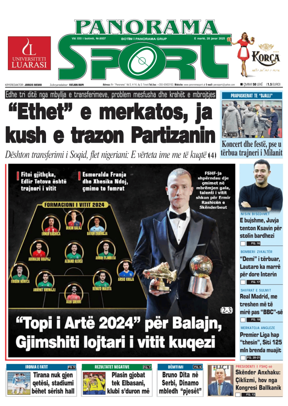 Prima-pagina-Panorama Sport-oggi-edizione-di-oggi-20250128